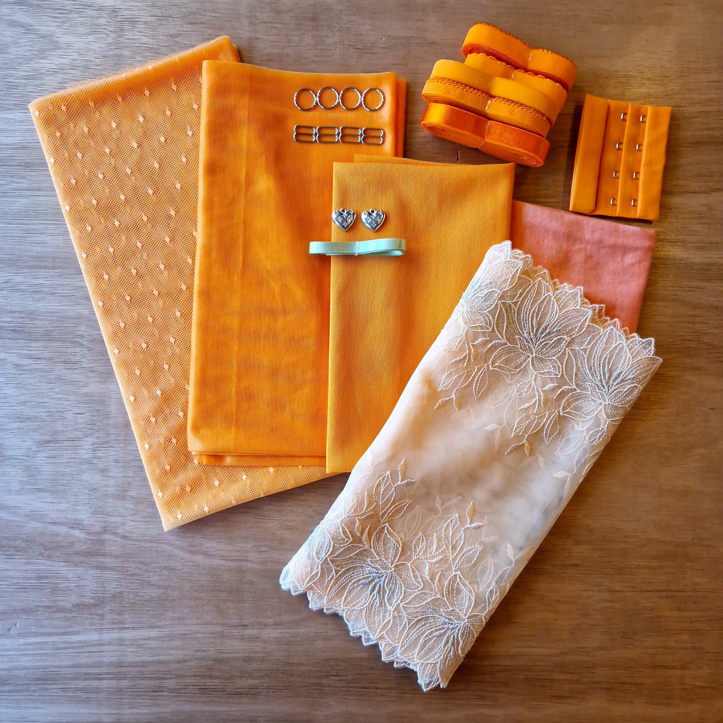 Lingerie kit "Tangerine"