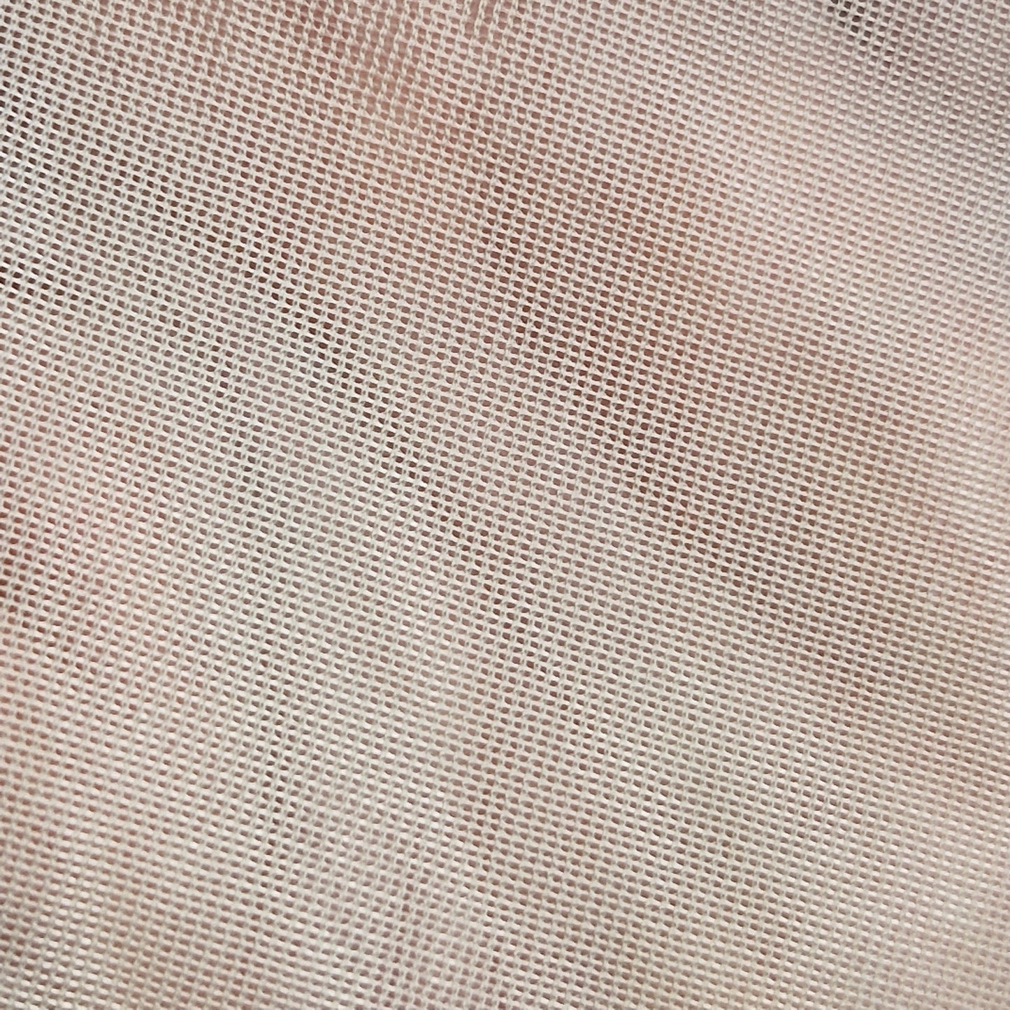 beige, non stretch, transparante marquisette voering