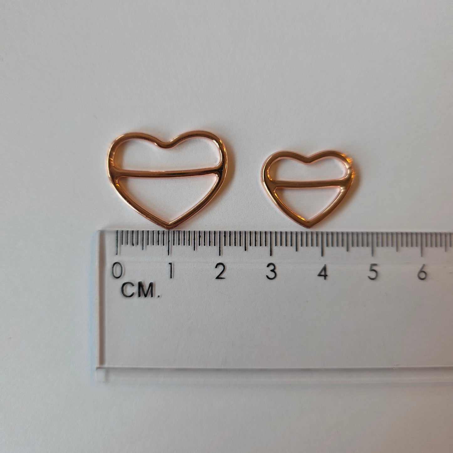 hartje schuifje rose goud