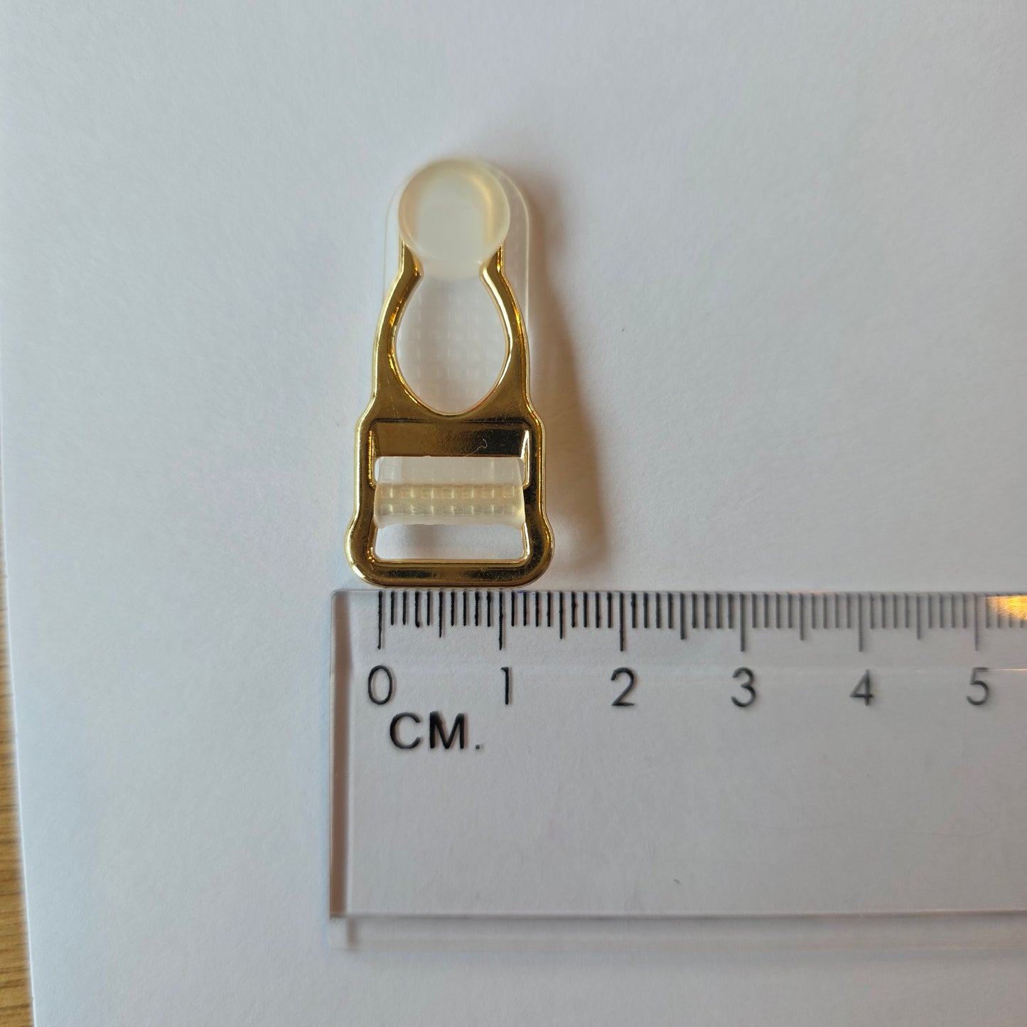 jarretelle clip champagne goud 12mm