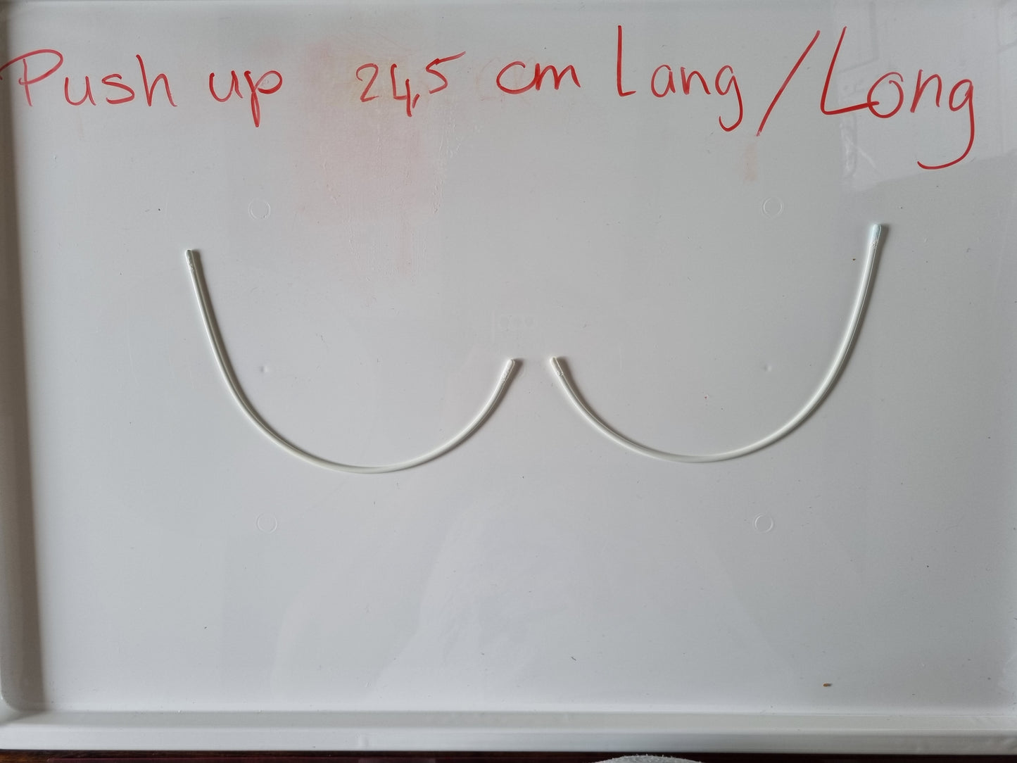 Galbline beugels, push up model, maat 24.5