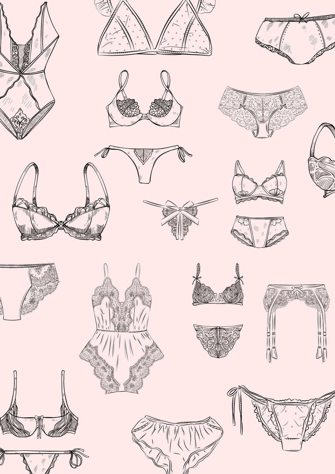 Lijst met links naar lingerie patronen