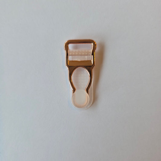 jarretelle clip rose goud 12mm