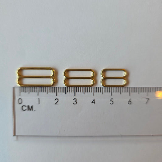 schuifje champagne goud