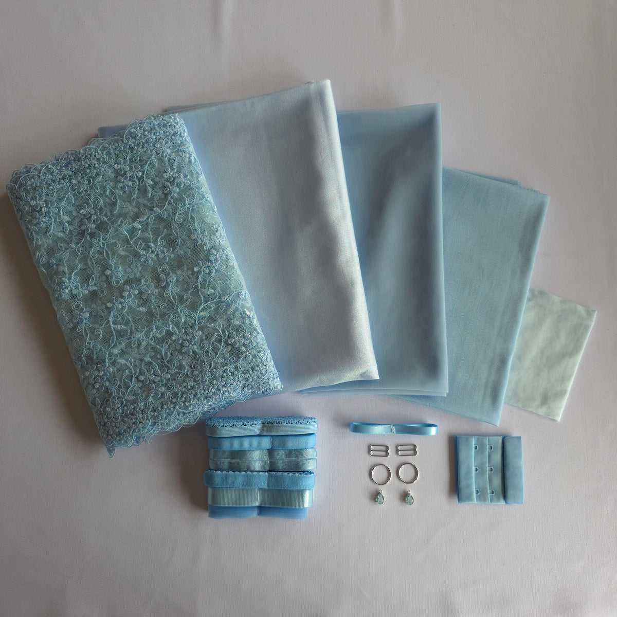Lingerie kit voor het Rani bh patroon: "Ice Glace"